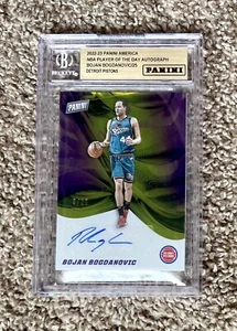 2023 Nba Player Of The Day Bojan Bogdanovic Encased Auto /25 Detroit Pistons - Picture 1 of 2