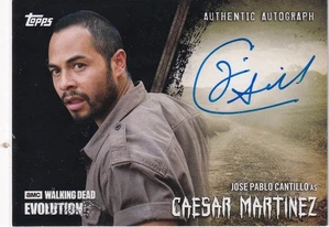 Topps  2017 Walking Dead Evolution Autograph A-JC Jose as Caesar 1/50 Black - Picture 1 of 1