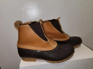 Botas L L Bean Duck sin cordones laterales elásticos para mujer talla 9 * Usadas en excelente estado  - Imagen 1 de 10