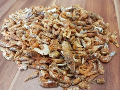 500 g SHRIMPS 2-4 cm getrocknete Garnelen Fischfutter Schildkrötenfutter - Bild 1 von 4
