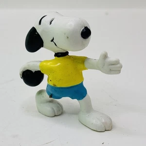 Figura Vintage PVC Peanuts Snoopy Bowling 2.5" - Imagen 1 de 3