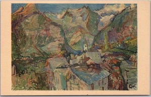 Washington DC Postkarte PHILLIPS GALLERY "Courmayeur" von Oskar Kokoschka / unbenutzt - Bild 1 von 2