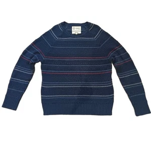Fatface Herren Pullover Gr. Large Grobstrick Navy Fischer Winter Warm - Bild 1 von 9
