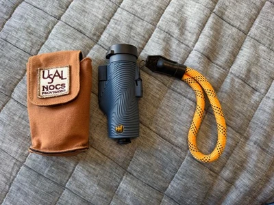 Usal x Nocs Provisions 8x32 Zoom Tube Monocular Telescope - Dark Blue / Case - Image 1 of 3