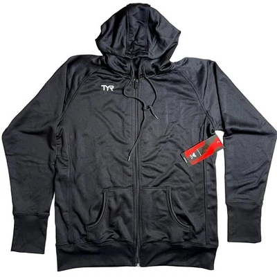 Camisa con capucha y cremallera para mujer TYR Apparel SAFSN2A - negra - talla XL - $50 Foto 1 de 4