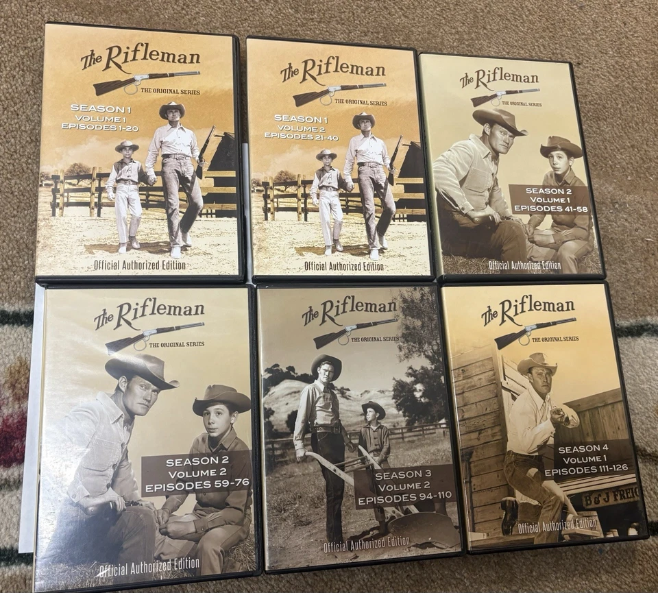 The Rifleman Lot Official Authorized Editions.  6 Volumes Details In Description - Image 1 of 2