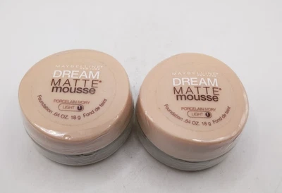Maybelline 2-PACK Dream Matte Mousse Foundation In Porcelain Ivory 1 Light 18g - Image 1 of 2