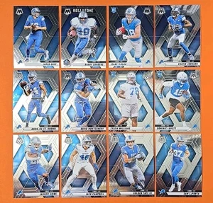 🔵🦁⚪️ 2025 Mosaic Detroit Lions Complete Base Team Set (12 Card Lot) ⚪️🦁🔵 - Bild 1 von 13