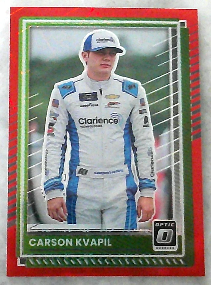 Carson Kvapil 2025 Optic Red Velocity Prizm Parallel #178/199 - Image 1 of 1
