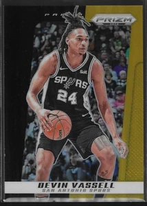 2024-25 Panini Prizm Deca Devin Vassell Black Gold Prizm #/5 Speroni - Foto 1 di 2