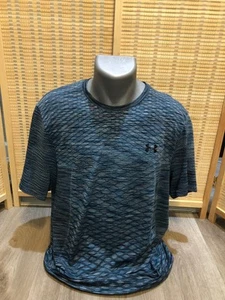 Under Armour SS Men's T-Shirt Vanish Tee Chainlink Fence Style XL h579 - Picture 1 of 9