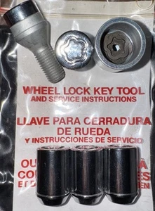 McGard Locking Lug Nuts Wheel Lock Set Anti-Theft Puzzle Key Chrome - Picture 1 of 10