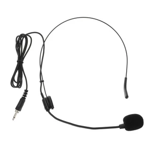 Kabelgebunden Computer Kopfhörer Gaming Headset Haken Kondensator Mikrofon zum Singen - Bild 1 von 12