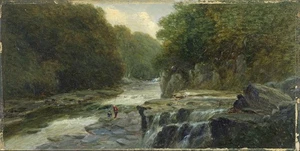 Thomas Morris Ash (1851-1935) antikes Ölgemälde - nahe Capel Curig Wales - Bild 1 von 11