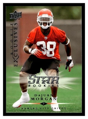 DaJuan Morgan #RE13 2008 Upper Deck Rookie Exclusives Kansas City Chiefs - Image 1 of 2