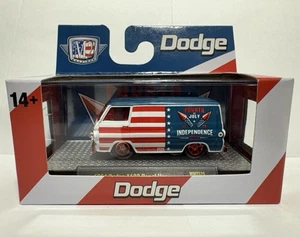 2025 M2 Machines Walmart July 4th INDEPENDENCE DAY 1964 DODGE PANEL VAN CHASE - Picture 1 of 3