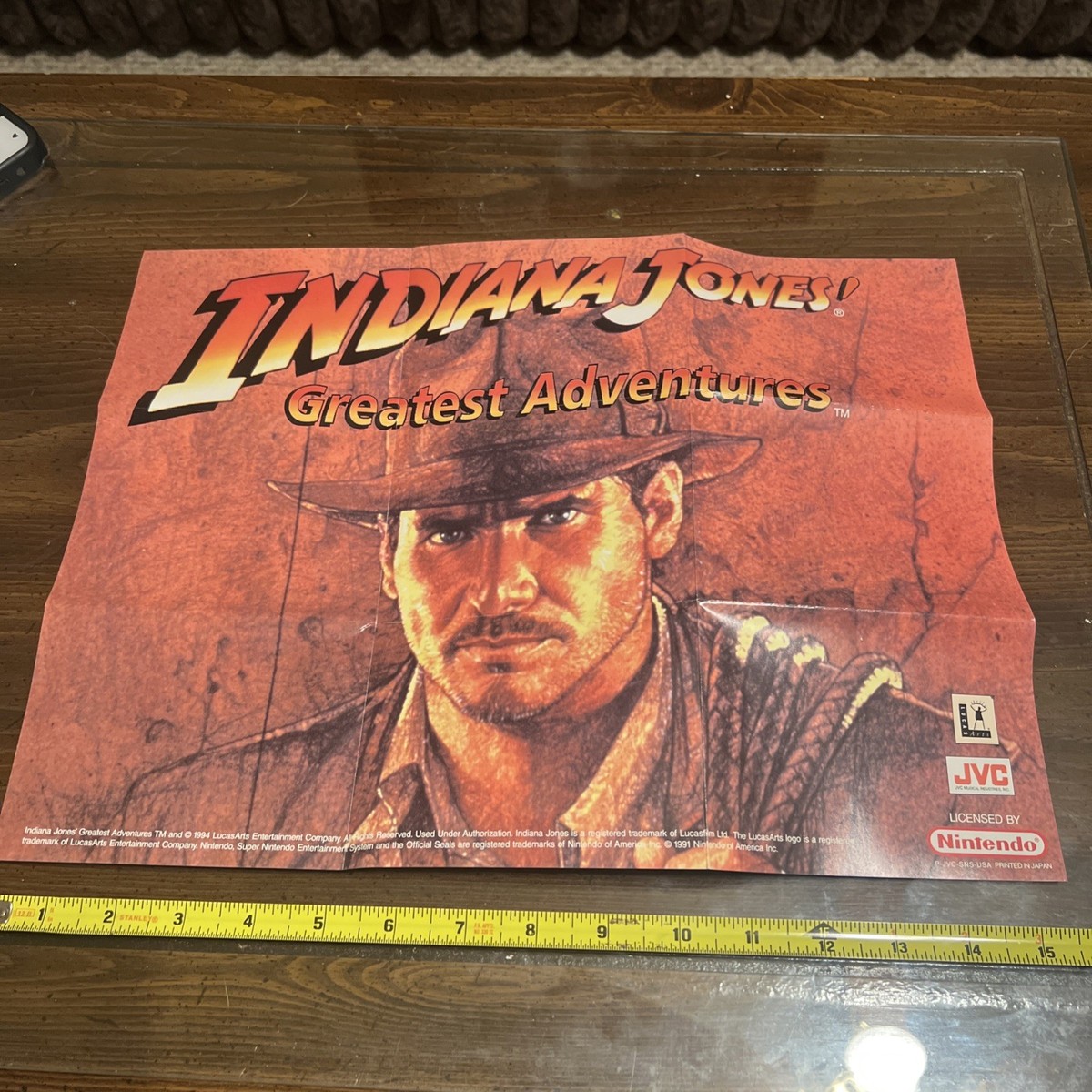 Nintendo SNES Indiana Jones' Greatest Adventures Video Games