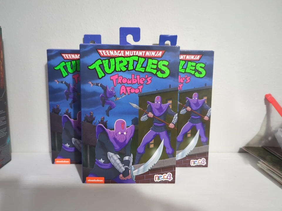 Figura de acción NECA Teenage Mutant Ninja Turtles 7 pulgadas dibujos animados Foot Soldier Foto 1 de 1