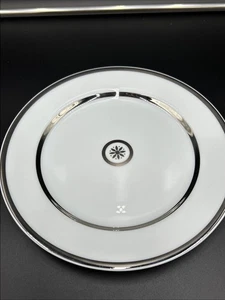 Bernardaud Sparte Platinum Salad Plate 8.375" Made in Limoges France Retired - Picture 1 of 8