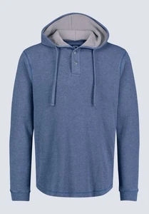 Buffalo David Bitton E3846 Men's Kafom Hooded Long-Sleeve Knitted Shirt Size XL - Picture 1 of 5