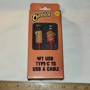 Cheetos 4 ft USB Type C To USB A file transfer charging cable cord sealed box - Picture 1 of 7