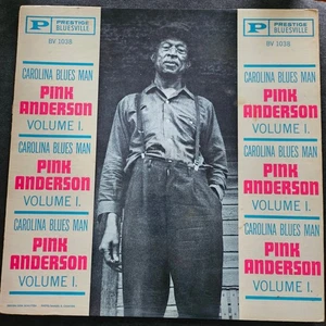 Pink Anderson LP Volume 1 Carolina Blues Man 1960 BV-1038 Prestige Bluesville - Picture 1 of 4