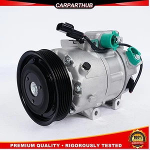 Compresor de aire acondicionado para Kia Sorento 2011-15 3,3 L 3,5 L Hyundai Santa Fe 2013-19 3,3 L - Imagen 1 de 4