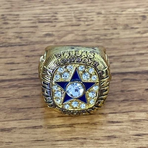 1971 Dallas Cowboys Roger Staubach Super Bowl VI World Champions Ring Gold 12 - Picture 1 of 8