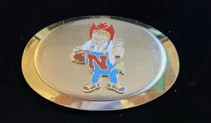 Vintage Nebraska Cornhusker Herbie Husker Belt Buckle - Picture 1 of 2