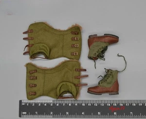 1Set WWII Soldier Cotton Leg Wraps Shoes Model For 12" Action Figure 1/6 - Picture 1 of 1