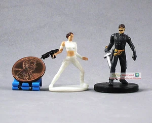 Hasbro Star Wars 1" Figure Queen PADME AMIDALA & GENOHARADAN ASSASSIN Knight S98 - Picture 1 of 1