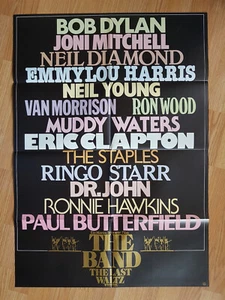 Scorsese THE BAND - THE LAST WALTZ German 1-sheet poster 1978 Dylan Clapton - Picture 1 of 1