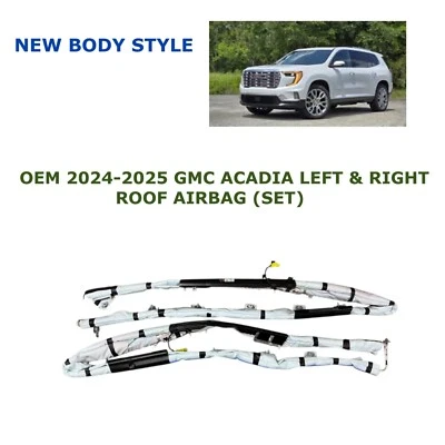 2024-2025 GMC Acadia left & right roof airbag (SET) - Image 1 of 4