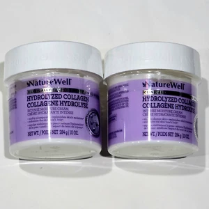 2 Pack Nature Well Hydrolyzed Collagen Intense Moisture Cream 10oz. Plump Skin - Picture 1 of 1