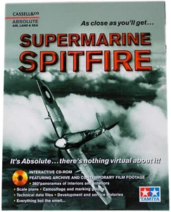 SUPERMARINE SPITFIRE Big Box INTERACTIVE CD-ROM 2001 WWII History Data Footage - Picture 1 of 6