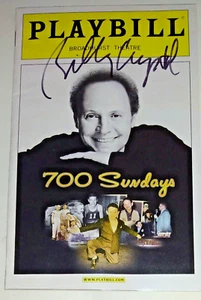 BILLY CRYSTAL Autograph ~ Signed PLAYBILL 700 SUNDAYS - Picture 1 of 5