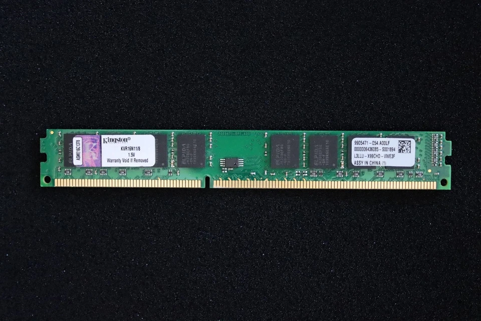 Kingston KVR16N11/8 DDR3 Module 8GB (1x8) PC3-12800 DDR3-1600U CL11 LP #7774 - Bild 1 von 1
