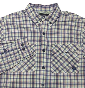 Alaskan Hardgear Hemd AKHG Herren Medium Langarm kariert belüftet Angeln Outdoor - Bild 1 von 11