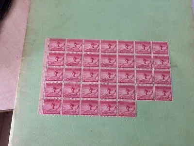 US #716 Stamp  Block of 33-- MNH  - Image 1 of 3