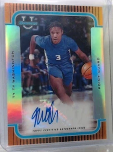 2022 Bowman U Ty Ty Washington Rookie Auto Refractor /25 #2K3B-TW Kentucky MPK - Bild 1 von 2