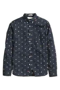 HERREN HEMD SHIRT FOR MAN SEA YACHT MAN MARINE STIL FARBE BLAU  - Bild 1 von 5