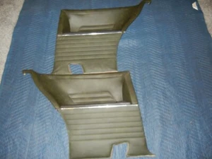 Vintage SAAB 99 2 Door Rear Seat Interior Side Panels Green MS - Picture 1 of 11
