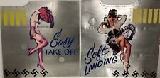 Two Common-Themed Nose Art Panels "Easy Take Off" & "Soft Landing"  NAP-0002