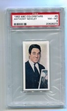 1962 ABC Minors Colorstars - ANTHONY NEWLEY - Card #9 - ACTOR   PSA 8 NM-MT