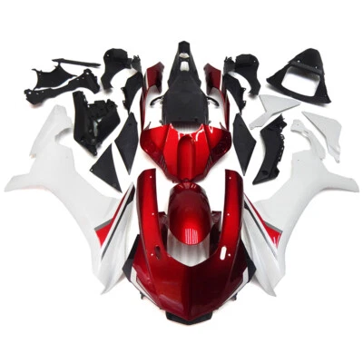 Kit de carenado rojo blanco para Yamaha YZF1000 R1 2015 16 17 18 2019 ABS carrocería completa Foto 1 de 4