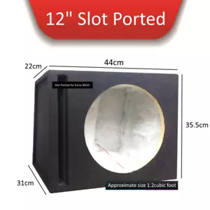 SUBWOOFER PORTADO CAJA VACÍA CAJA DE BAJOS CAJA TODOS LOS SUBWOOFER DE 12"" ¡NUEVO! - Imagen 1 de 2