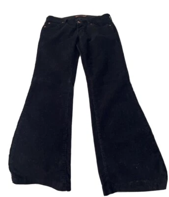 Arden B Womens Black Corduroy Midrise Bootcut Pants Size 6 - Image 1 of 4