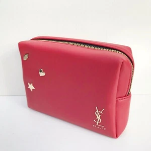 1x YSL Beauty Red Rivet Makeup Cosmetics Bag / Trousse / Pouch / Case, Brand New - Bild 1 von 7