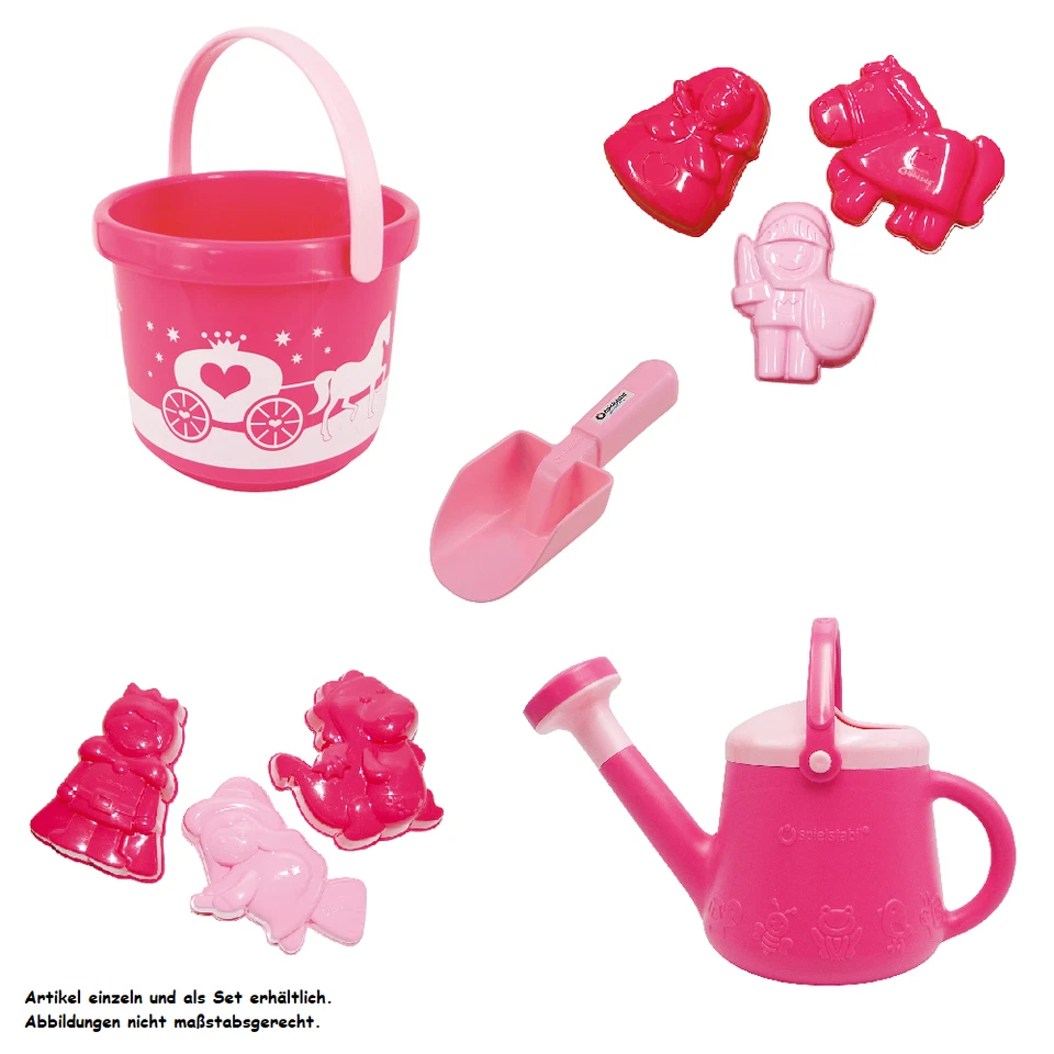 spielstabil® Sandspielzeug, Strandspielzeug, Gießkanne, Eimer, Schippe, Förmchen - Bild 1 von 1