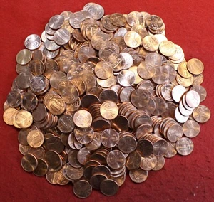 2010-2022 Lincoln Shield Cent Penny 50 Coin roll Mixed P&D mints Circulated - Picture 1 of 2
